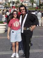 Elvis impersonator in Las Vegas