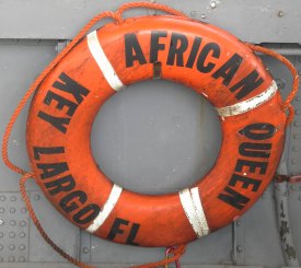 African Queen, Key Largo,Florida,life ring