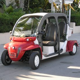 Electric Rental Car,Key West,Florida