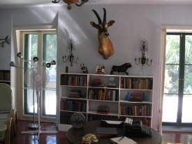 Ernest Hemingway writing studio in pool house,Key West,Florida