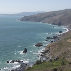 California Coastliine along Hwy. 1, Merin County, California