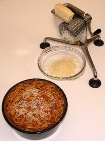 Saladmaster,Mommas Spaghetti with Romano Cheese